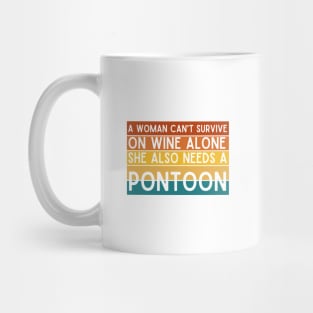 Pontoon Queen Mug